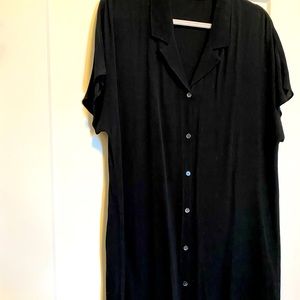 Black shirt style dress from Aritzia! Excellent condition!